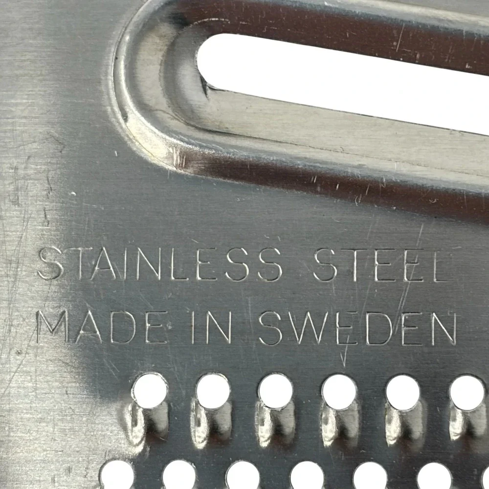 Retro‎ Stainless Steel Flat Graters Kitchen Tool Set Made In Sweden